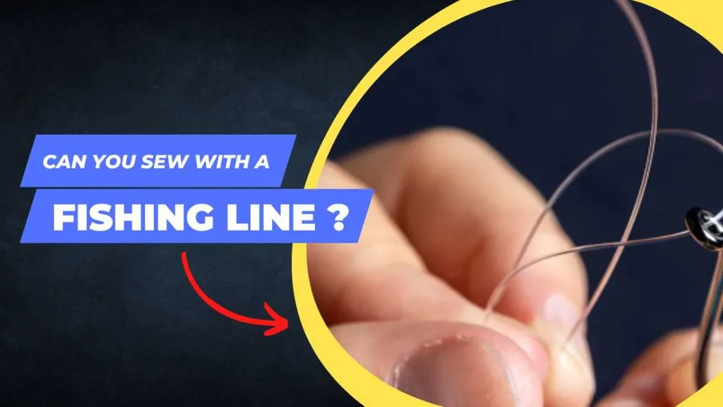 Sew with a fishing line
