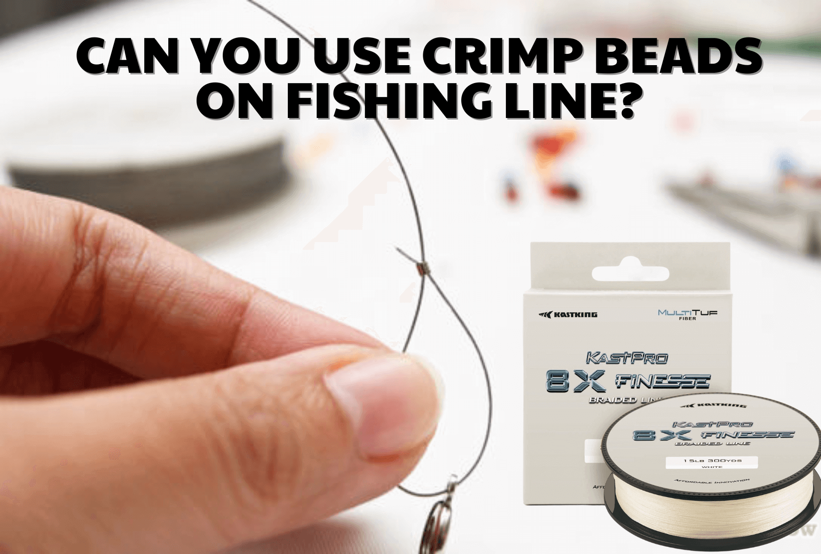 What effect do fishing beads have on fishing line when under tension??